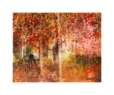 Autumn Leaves by Sue Howells - limited edition print